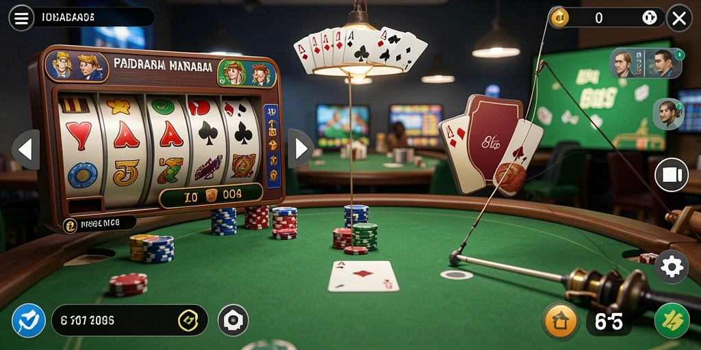 Tampilan awal game yang menarik dan intuitif.