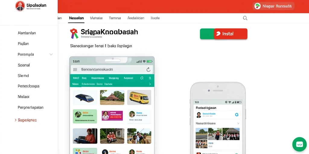Tampilan pertama dari antarmuka user-friendly 8II.