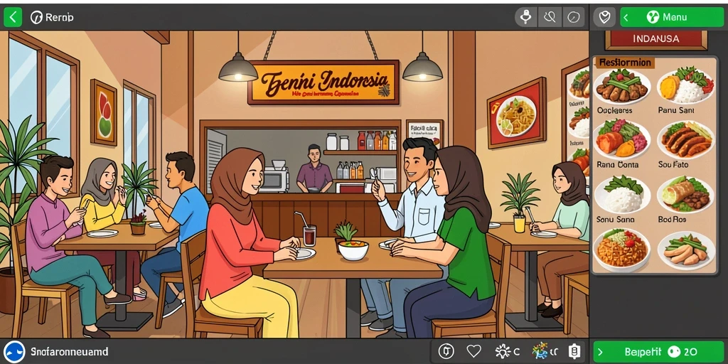 Tangkapan layar menunjukkan peta permainan yang luas dan detail.