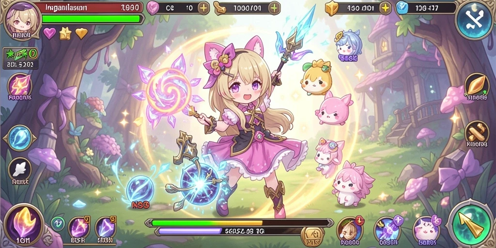 Tampilan permainan slot yang menarik dan penuh warna.
