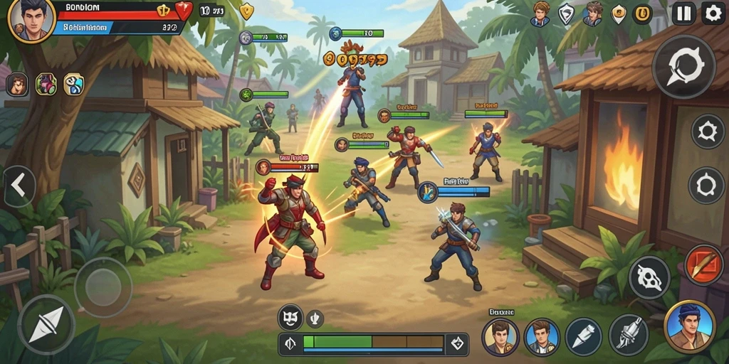 Layar utama dengan karakter utama NIASTOTO.