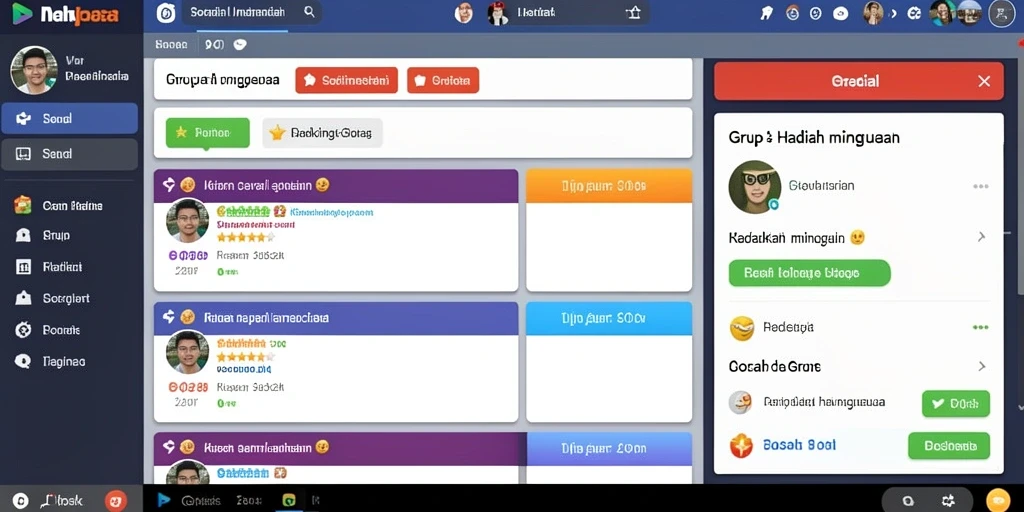 Tampilan antarmuka yang user-friendly dan modern.