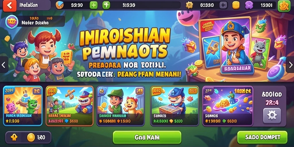 Tampilan awal aplikasi SUPRASLOT yang menarik.