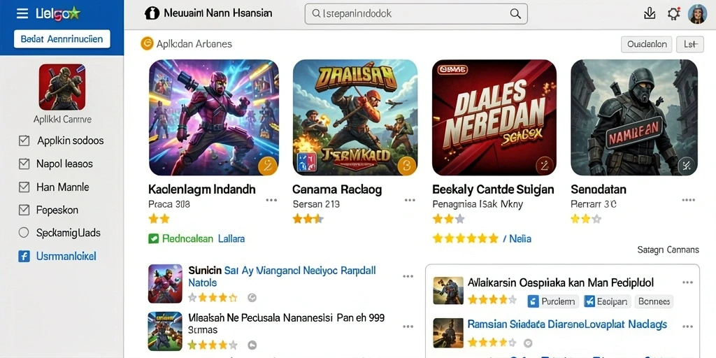 Tangkapan layar menampilkan antarmuka permainan yang menarik.